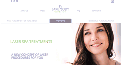 Desktop Screenshot of barebodylaser.com